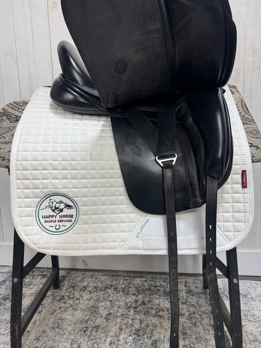 CONS-3487 17.5" XW Tree Black Country Eloquence Dressage Short Flap Black