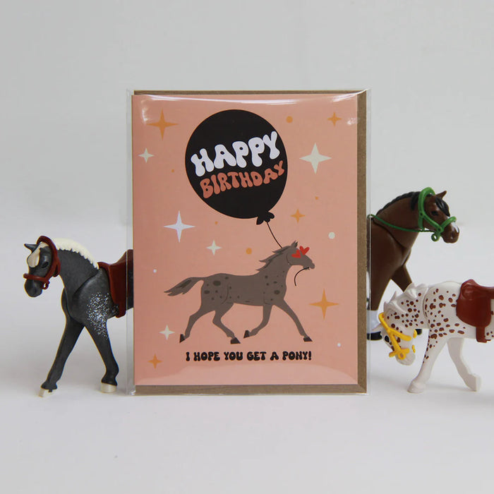 Hunt Seat Birthday Wish Card