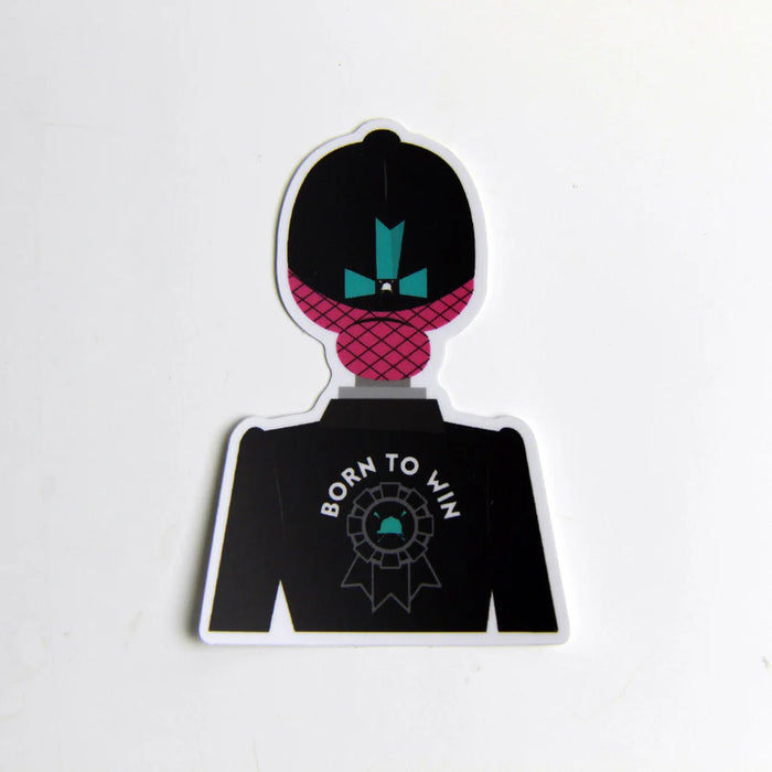 Hunt Seat Born to Win Sticker