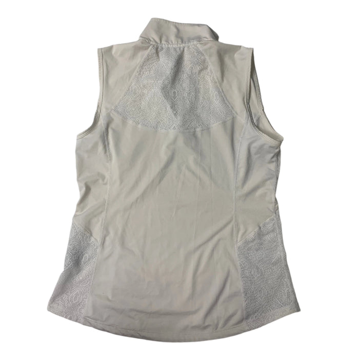 CNT 2842AA Riding Sport Lace Tank Top White Medium