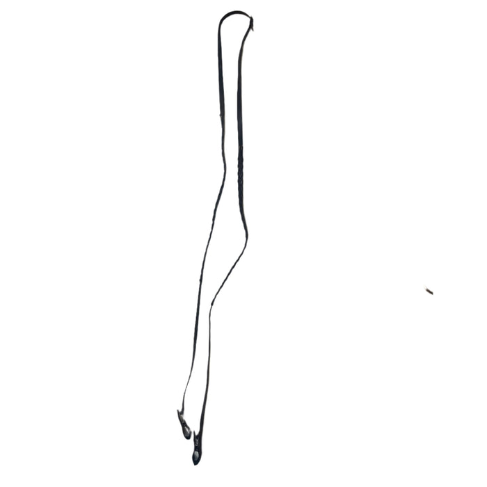 CNT 2859D Leather Braided Reins Brown