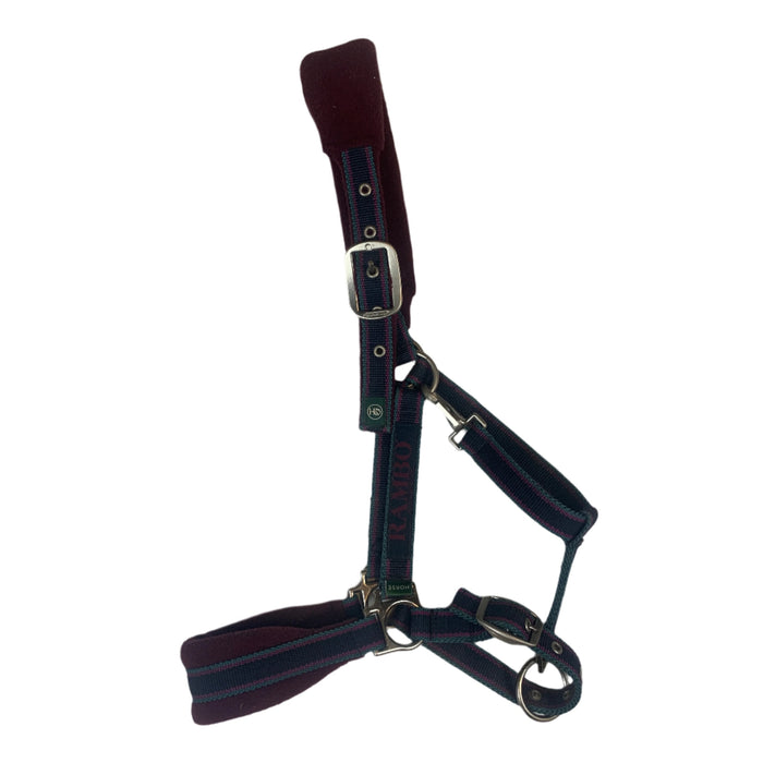 CNT 2861I Rambo Halter Maroon Horse