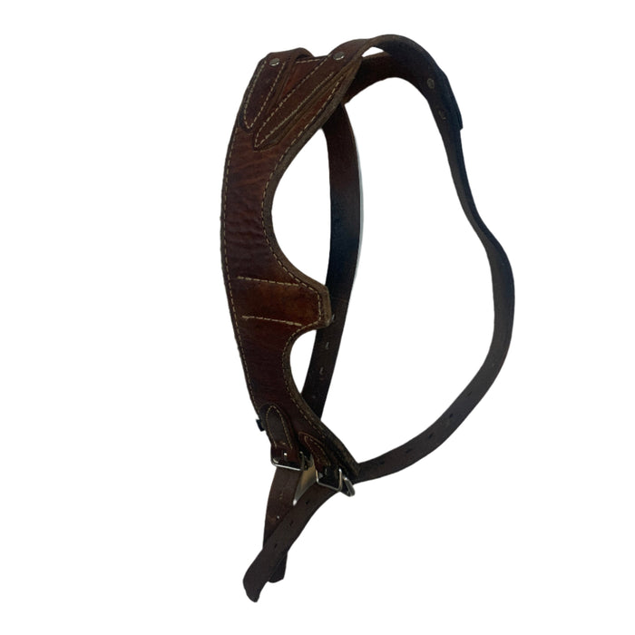 CNT 2865B Weaver Crib Collar Brown Leather approx. Horse