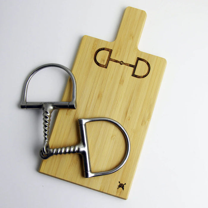 Hunt Seat D-Ring Bamboo Mini Charcuterie Board