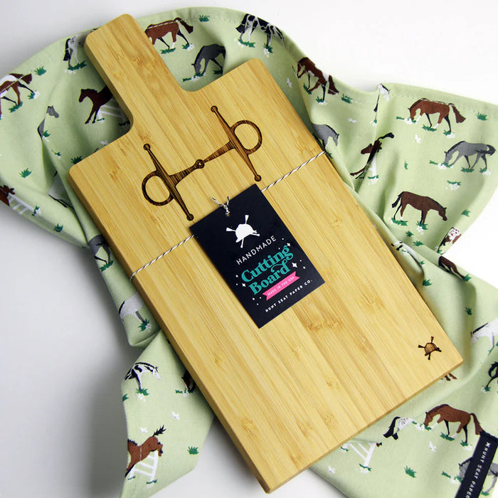 Hunt Seat Full Cheek Bamboo Mini Charcuterie Board