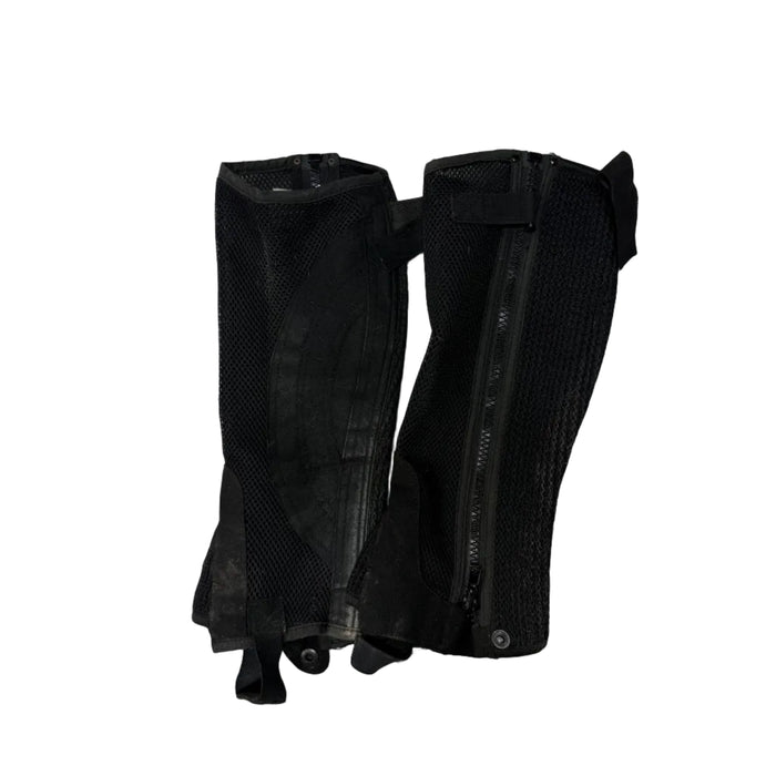 CNT 3153F Equigrip Half Chaps Black Small