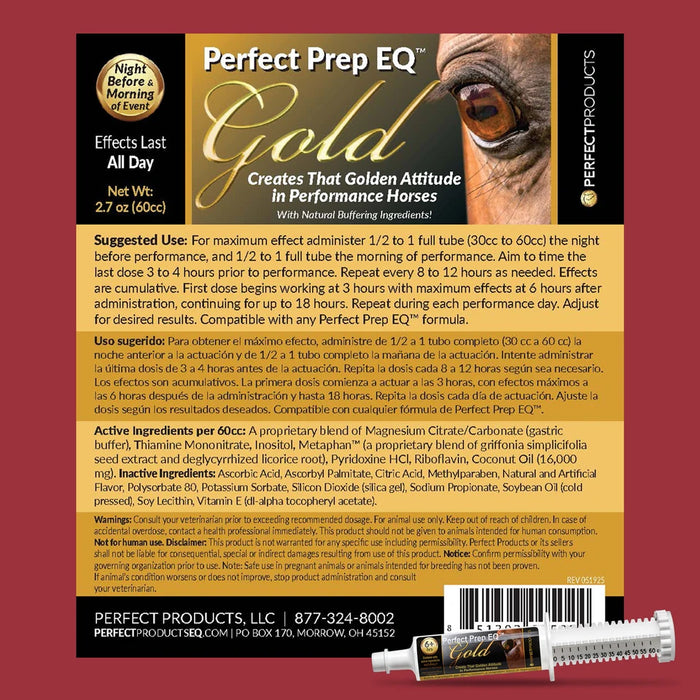 Perfect Prep EQ Gold Calming Paste