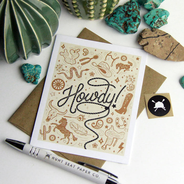 Hunt Seat Howdy! Card