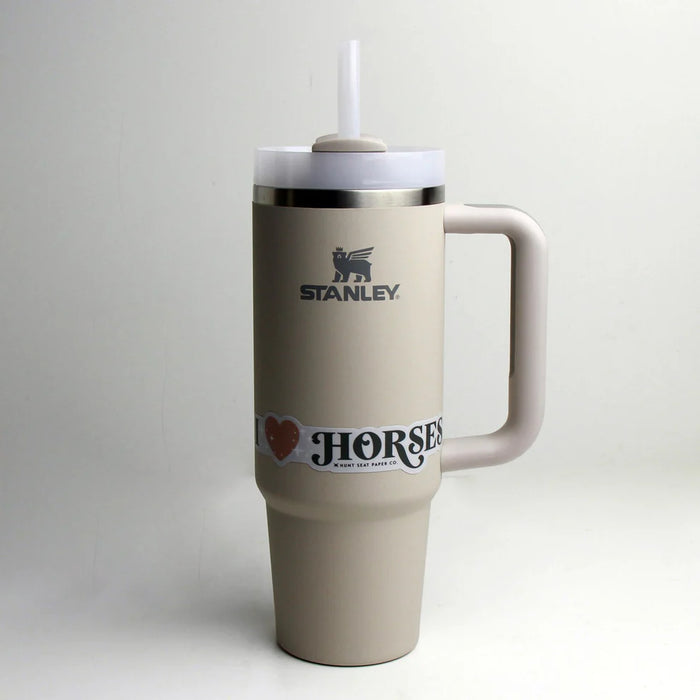 Hunt Seat I Love Horses Sticker