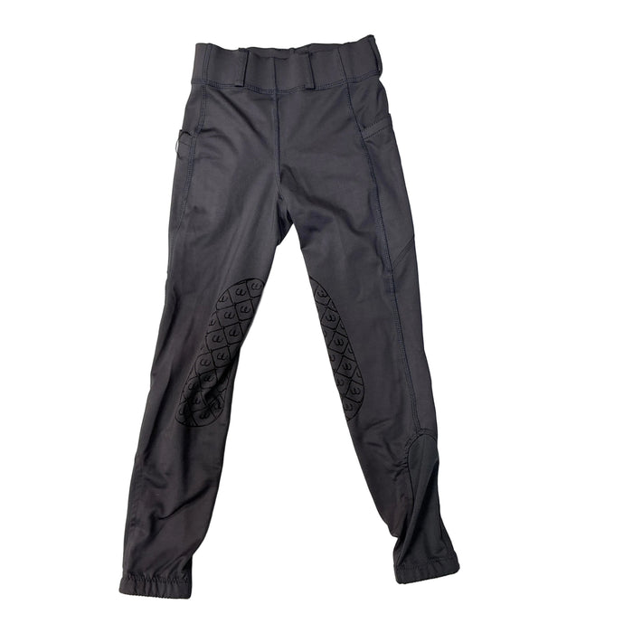 CNT 3156A Ovation Knee Patch Tights Grey Kids Small (8)
