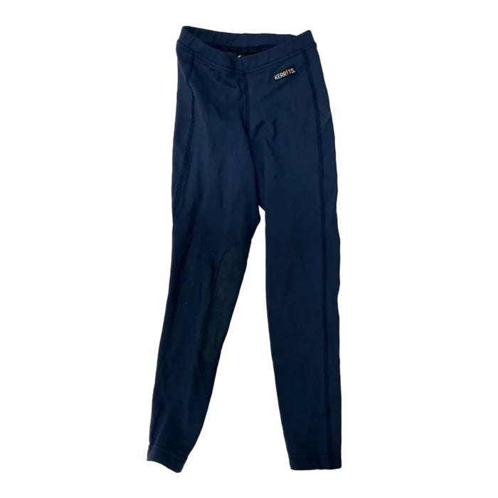 CNT 3157C Kerrits Knee Patch Tights Blue Kids XS