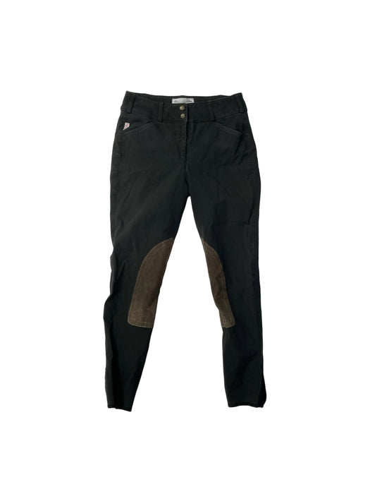 CNT 3166L Tailored Sportsman Knee Patch Breeches Grey 28