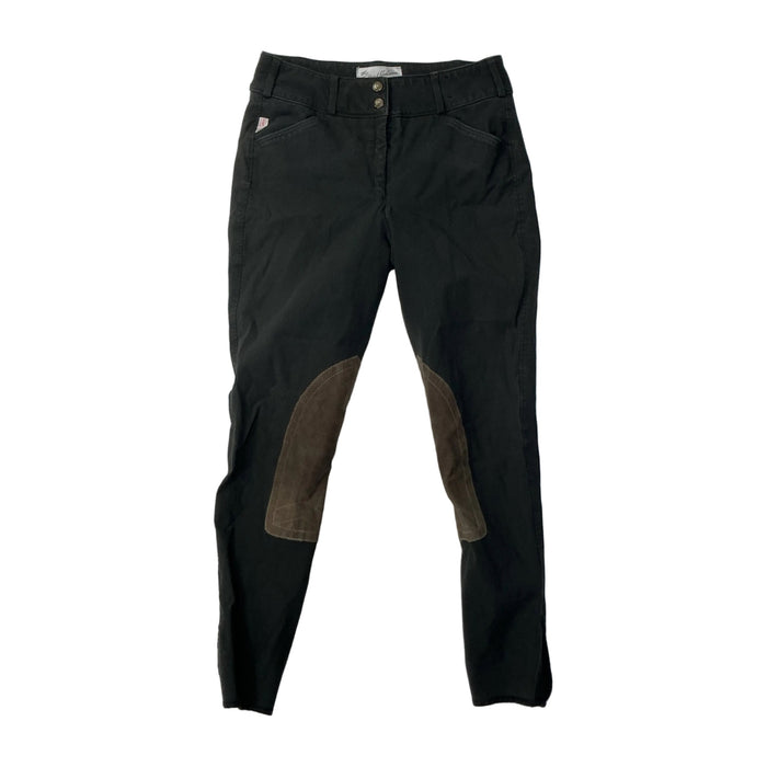 CNT 3166L Tailored Sportsman Knee Patch Breeches Grey 28
