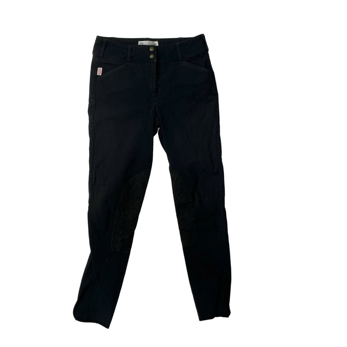 CNT 3166F Tailored Sportsman Knee Patch Breeches Dark Grey 28
