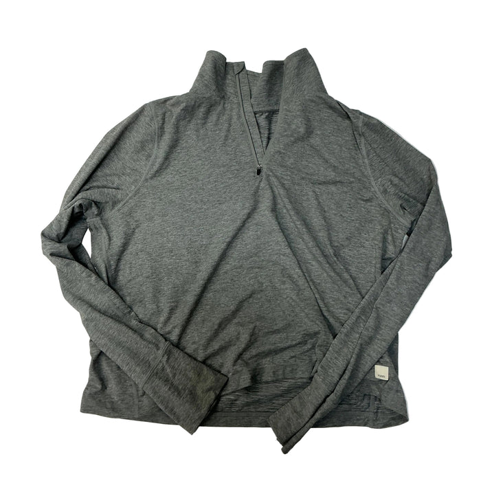 CNT 3166H Vuori Long Sleeve 1/4 Zip Grey Large