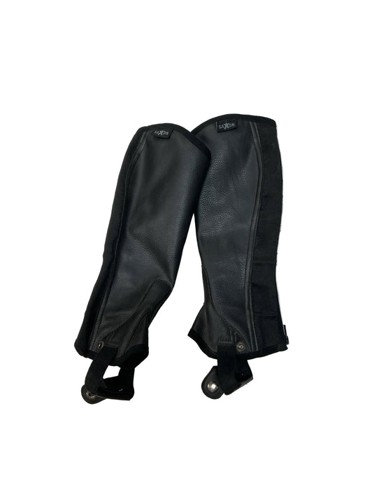 CNT 3167R Saxon Half Chaps Black Kids Medium