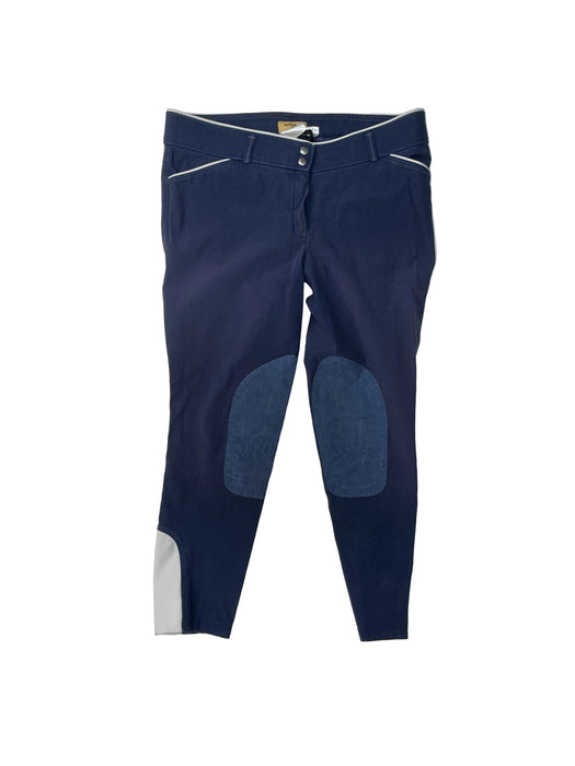CNT 3167K Devon-Aire Knee Patch Breeches Blue Approx. 34