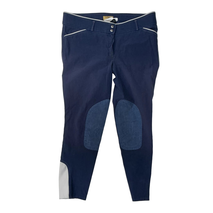 CNT 3167K Devon-Aire Knee Patch Breeches Blue Approx. 34