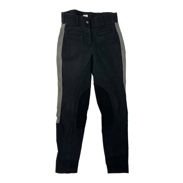CNT 3167A Dover Knee Patch Breeches Black/Grey 26