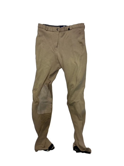 CNT 3182A Millers Knee Patch Breeches Tan Approx. Medium