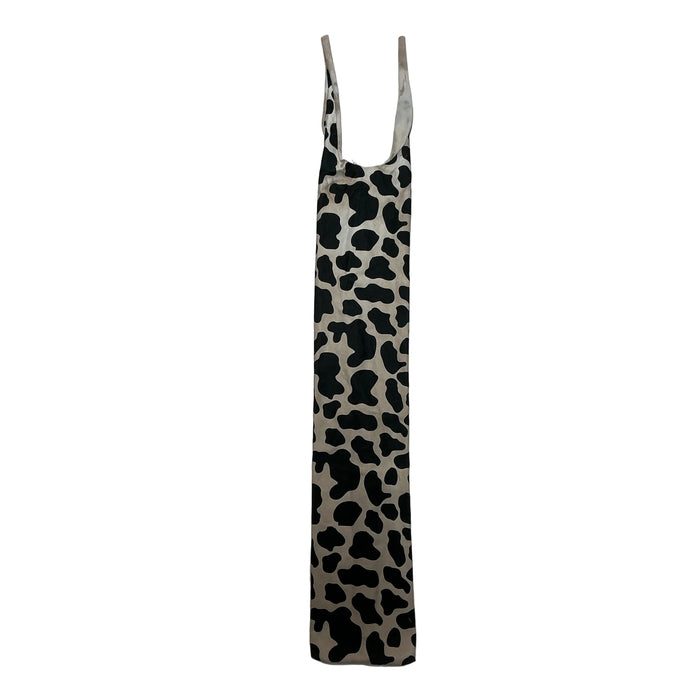 CNT 3183L Cow Print Tail Bag Black/White