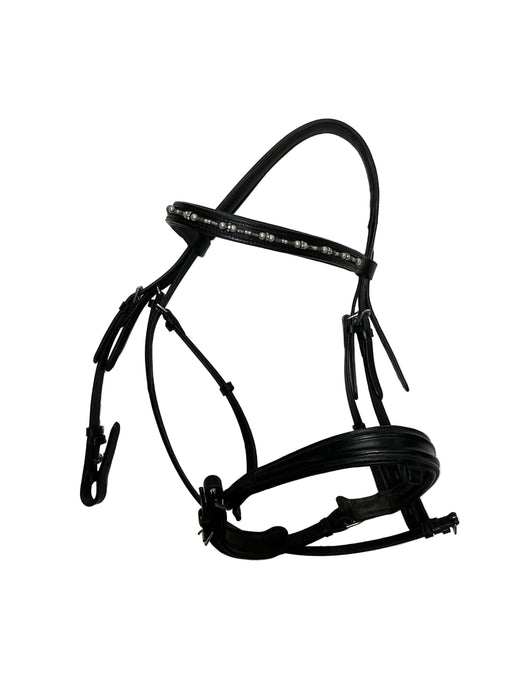 CNT 3183E Bridle with Crank Noseband Black WB