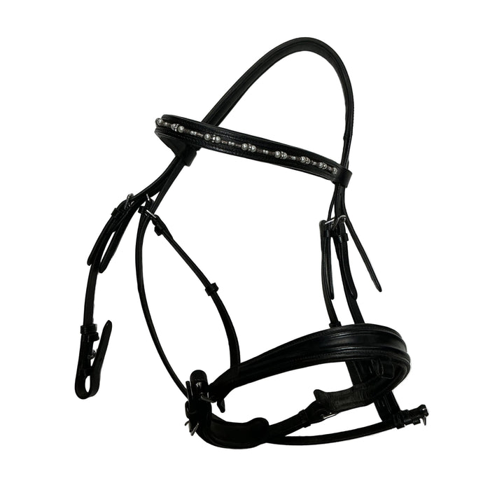 CNT 3183E Bridle with Crank Noseband Black WB