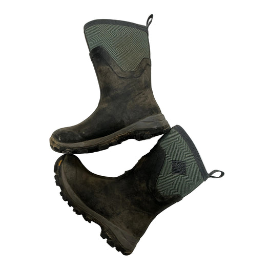 CNT 3183Y Muck Boots Black/Green 7
