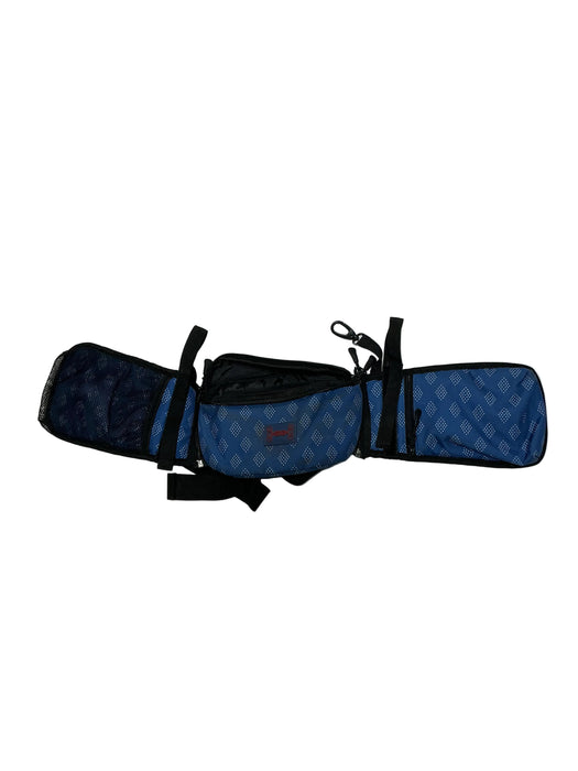 CNT 3183D Saddle Bag Blue Diamond Pattern