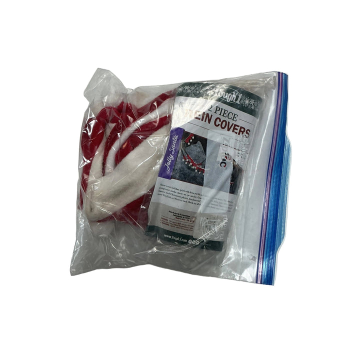 CNT 3183N Tough 1 Christmas Rein Covers Red