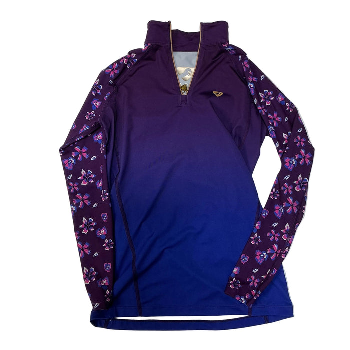 CNT 3187B Aubrion Long Sleeve Shirt Purple/Blue 9-10 yrs
