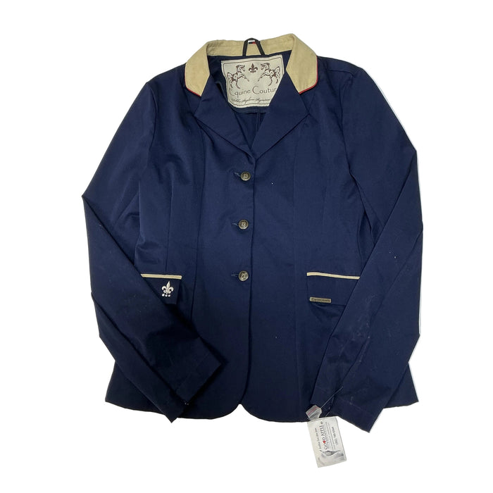 CNT 3180D Equine Couture Show Coat Navy 12