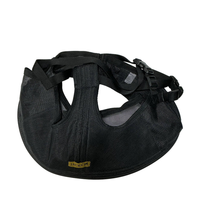 CNT 3186N Jacks Solar Veil Fly Mask Black Full