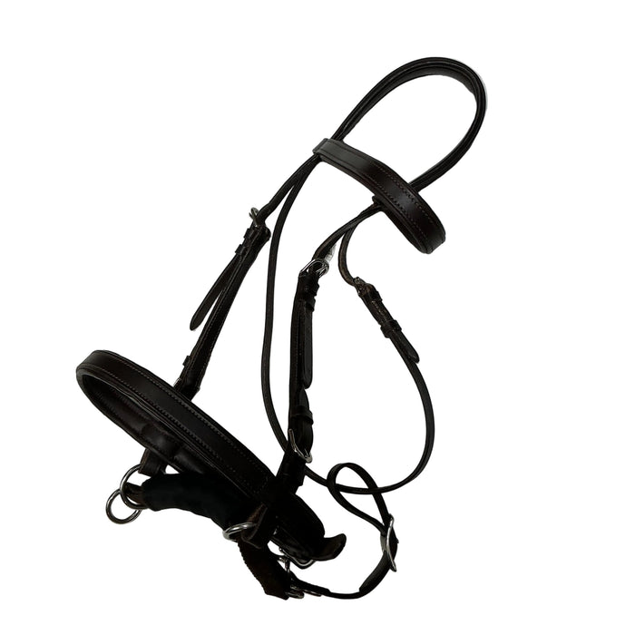 CNT 3186M Light Rider Bitless Bridle Brown XFull