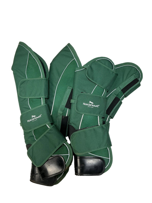 CNT 3142N Horseware Ireland Shipping Boots Green Cob (set of 4)