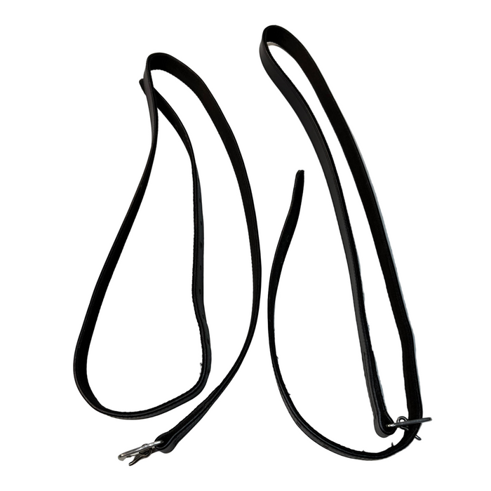 CNT 3025F Stirrup Leathers Nylon Lined Black