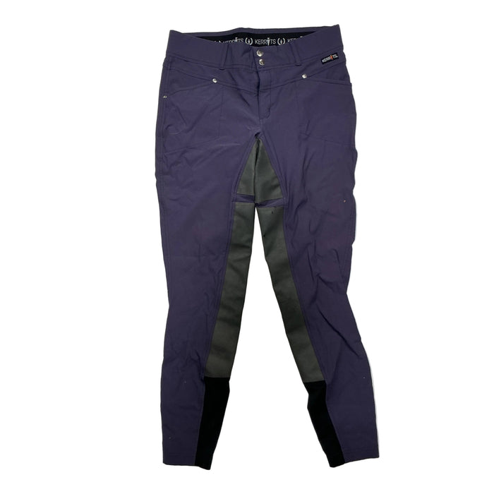 CNT 3195C Kerrits Full Seat Breeches Purple Large