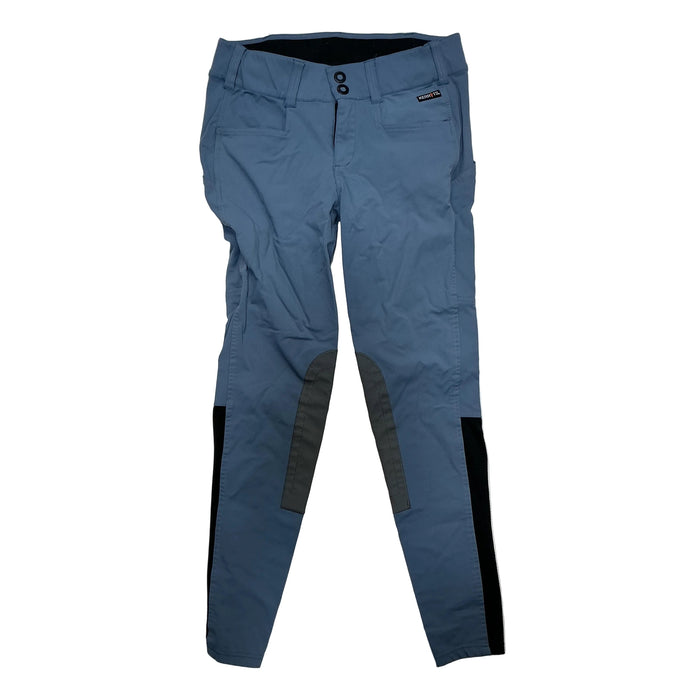 CNT 3195B Kerrits Knee Patch Breeches Blue Large