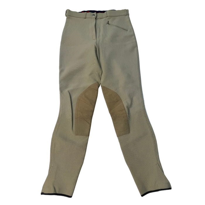 CNT 3028D G.S. Knee Patch Breeches Tan 28R