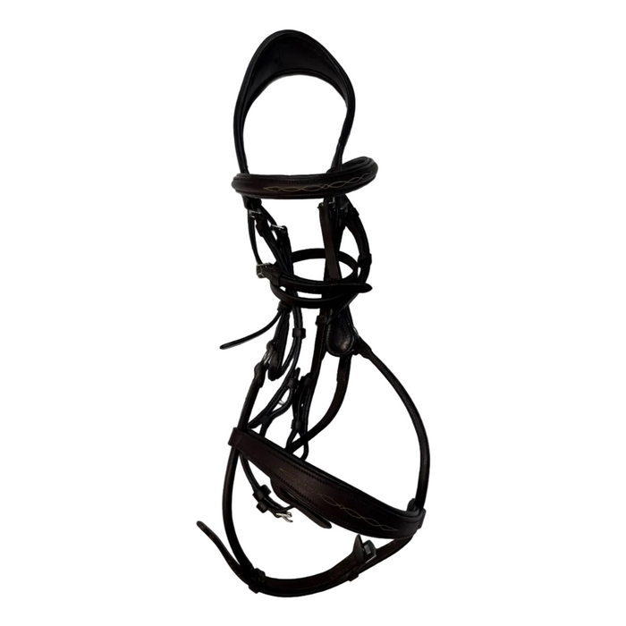 CNT 3029B Anatomical Bridle Brown Full