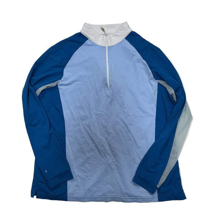 CNT 3200E EIS Long Sleeve Quarter Zip Blue XL