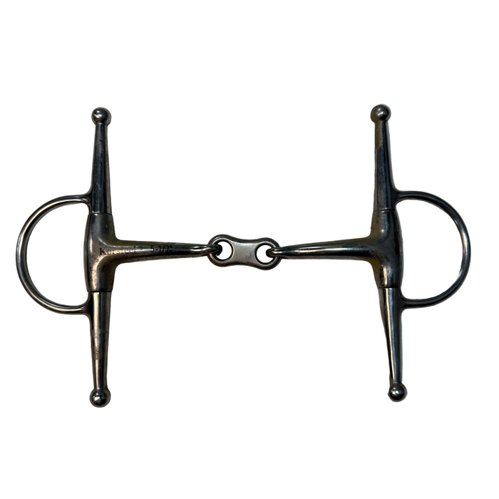 CNT 3029D Korsteel Full Cheek French Link Snaffle 5.5"