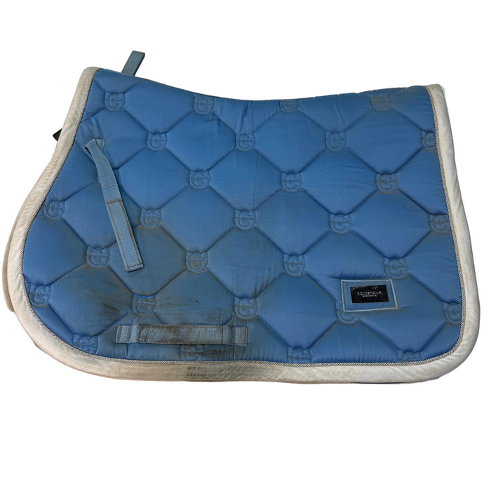 CNT 3029G Equestrian Stockholm Saddle Pad Light Blue