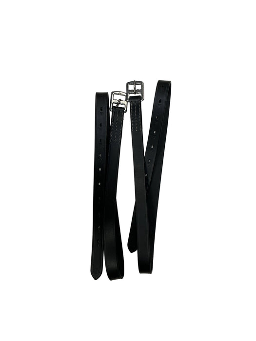CNT 3204A Stirrup Leathers Black 48”