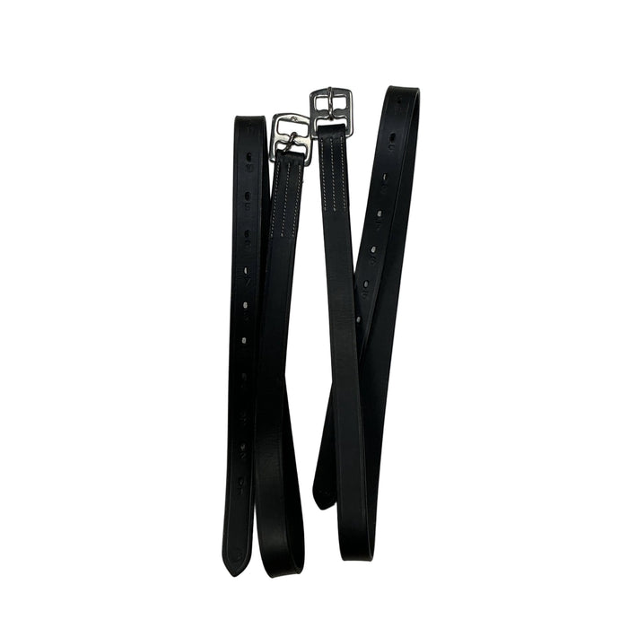 CNT 3204A Stirrup Leathers Black 48”