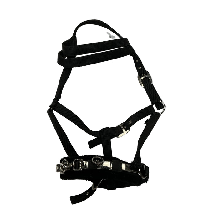 CNT 3204B Nylon Lunging Cavesson Black Full