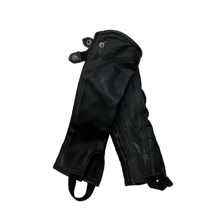 CNT 3206B Horze Half Chaps Black Approx. XS Tall