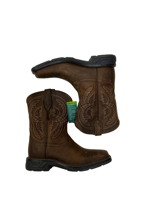 CNT 3206D Ariat Short Cowboy Boots Brown 5