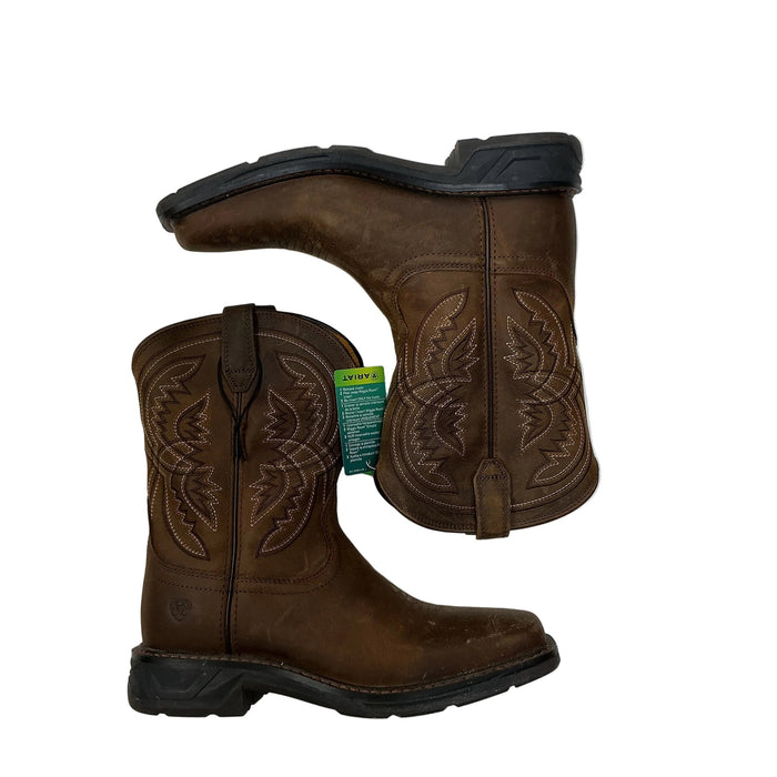 CNT 3206D Ariat Short Cowboy Boots Brown 5