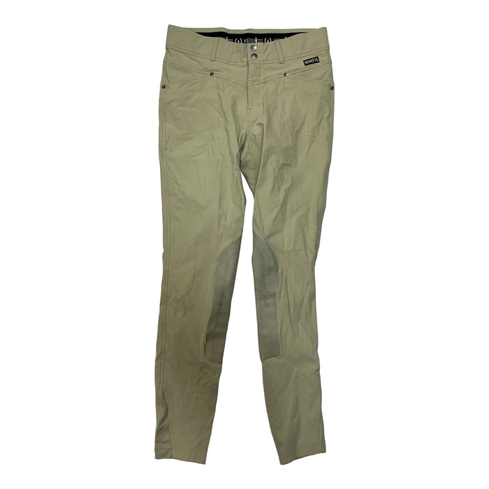 CNT 3155D Kerrits Knee Patch Breeches Tan Large
